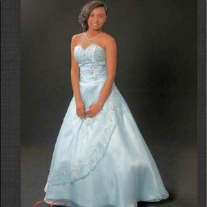 Blue Pageant Dress